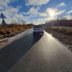 В Новгородской области после ремонта появилась дорога шириной всего 4,5 метра