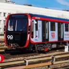 Московскоский транспорт украсили к 90-летию столичного метро