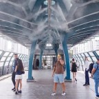 В столичном метро тестируют туманизатор - первую систему охлаждения воздуха