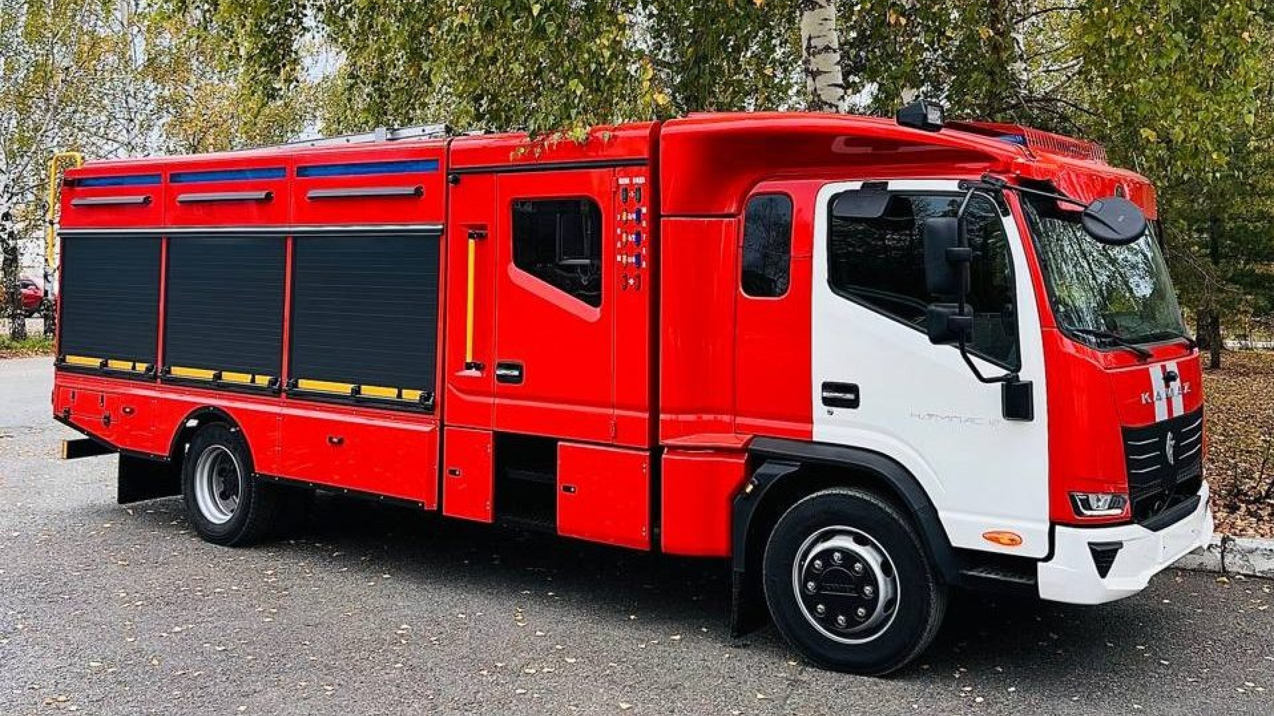 В России разработали новую пожарную автоцистерну на базе КОМПАС 12