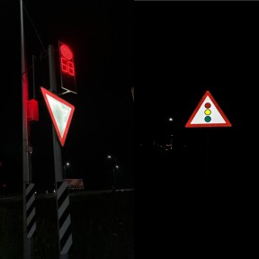 Во Владимирской области появились светодиодные треугольные знаки