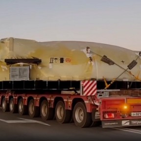 Российский полуприцеп доставил негабарит для АЭС «Аккую» в Турции