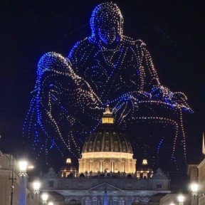 В Ватикане прошло шоу дронов