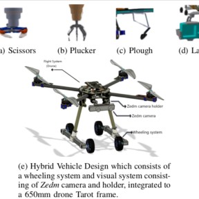 В Индии представили гибридный дрон-ровер для борьбы с сорняками