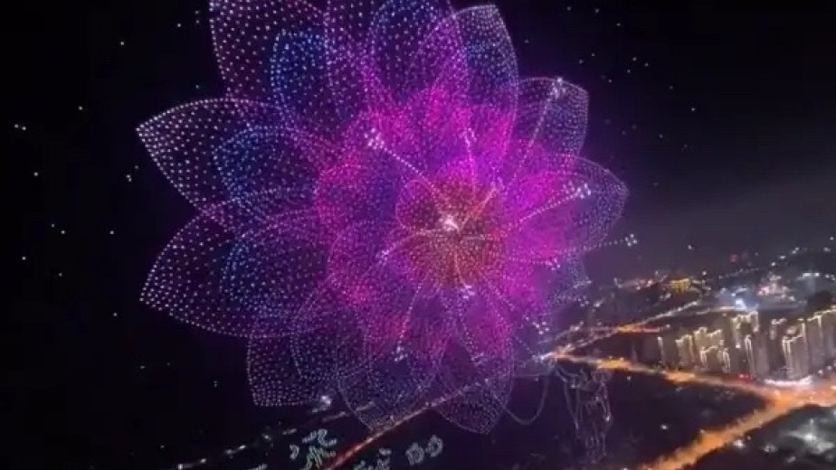 В  Китае установлен новый мировой рекорд по запуску дронов