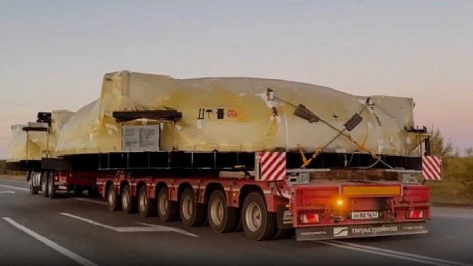 Российский полуприцеп доставил негабарит для АЭС «Аккую» в Турции