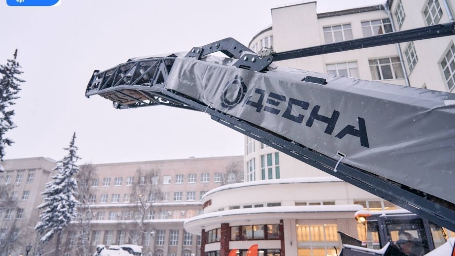 Отечественную «Десну» показали на выставке «Дорожное строительство в России»