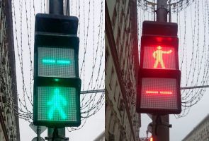 На улицах Екатеринбурга будут ставить квадратные светофоры