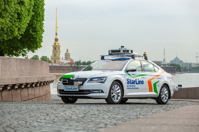 В 2020 году на улицах Петербурга протестируют беспилотный автомобиль StarLine