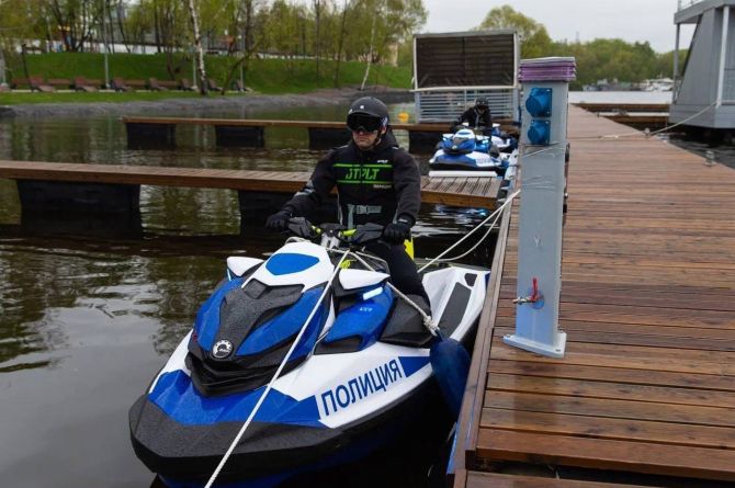 В Москве впервые появятся полицейские на гидроциклах