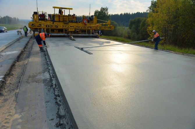 В Калужской области начнут строить цементобетонные дороги