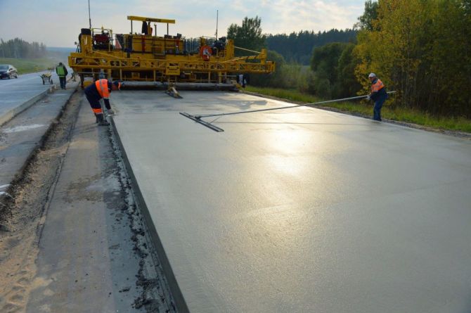 В Калужской области начнут строить цементобетонные дороги