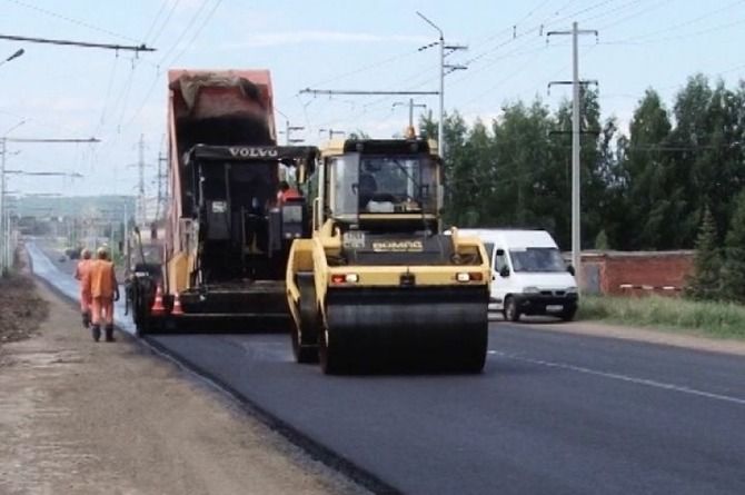 На ремонте дороги в Татарстане испытывают инновационный битум