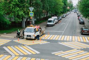 В Москве откажутся от жёлтых полос «зебры» на регулируемых пешеходных переходах