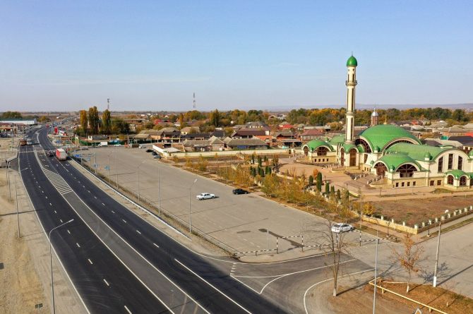 24 км федеральных дорог в Чечне расширят до 4 полос