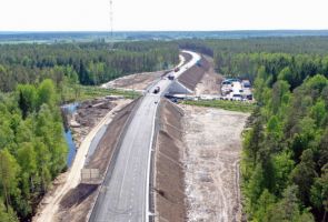 В Ленинградской области открылось движение по новому путепроводу на трассе «Сортавала»