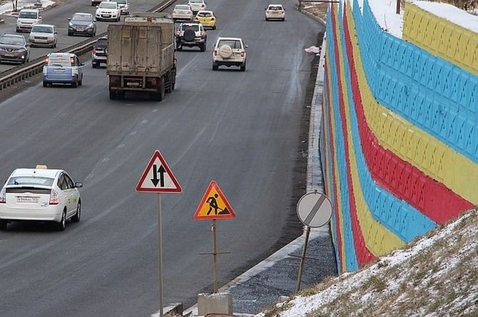Непешеходный «тротуар» для карликов появился во Владивостоке