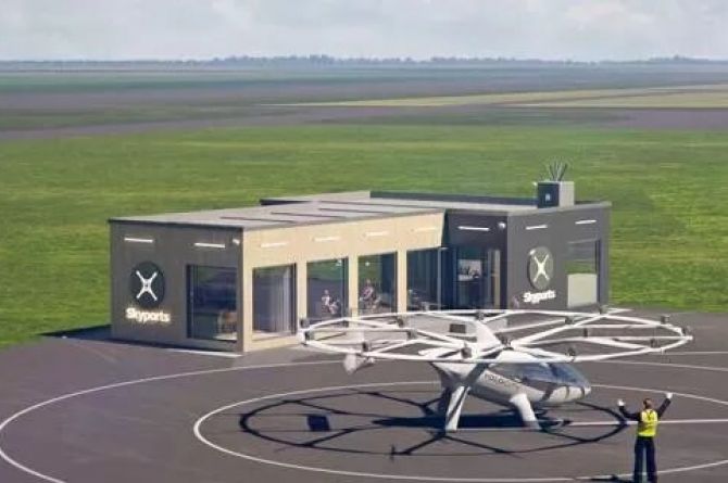 Во Франции построят аэропорт для «летающих такси»