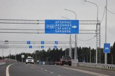 Более миллиона раз проехали водители по новому участку трассы М-12 Москва – Арзамас