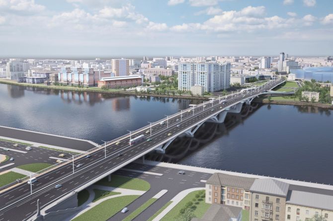 В Петербурге в декабре начнут строить Большой Смоленский мост