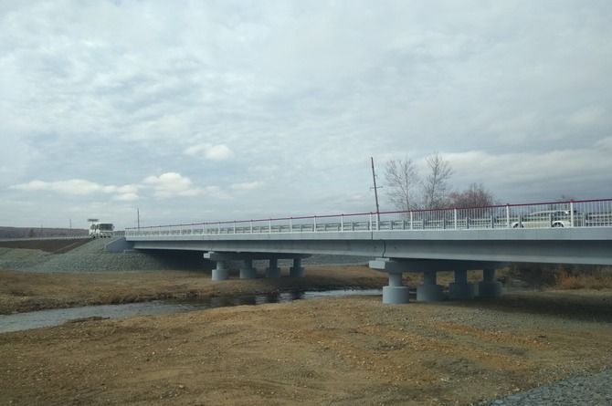 Восстановлен мост через реку Макча в Амурской области