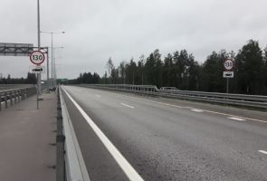На 335 километрах трассы М-11 «Нева» введён повышенный скоростной режим