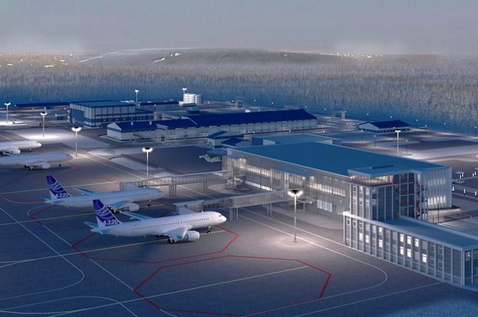 В Мирном построят современный аэровокзальный комплекс