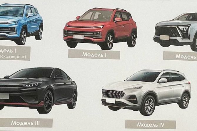 Новая линейка «Москвича» будет включать в себя пять автомобилей