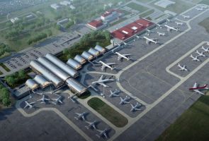 В новом аэропорте Тобольска приступили к бетонированию посадочной полосы