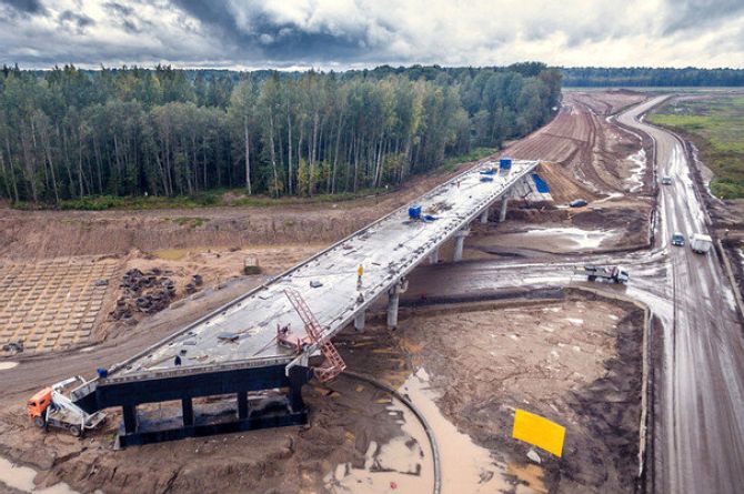 Рабочее движение по трассе М-12 во Владимирской области откроют в 2022 году